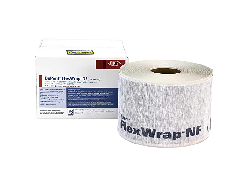фото Tyvek Flexwrap NF Односторонняя гибкая растяжимая (гофрированная) лента