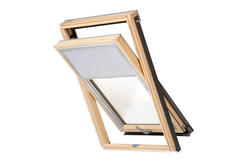 фото Velux/Dakea блэкаут шторы на направляющих DUA 78*160