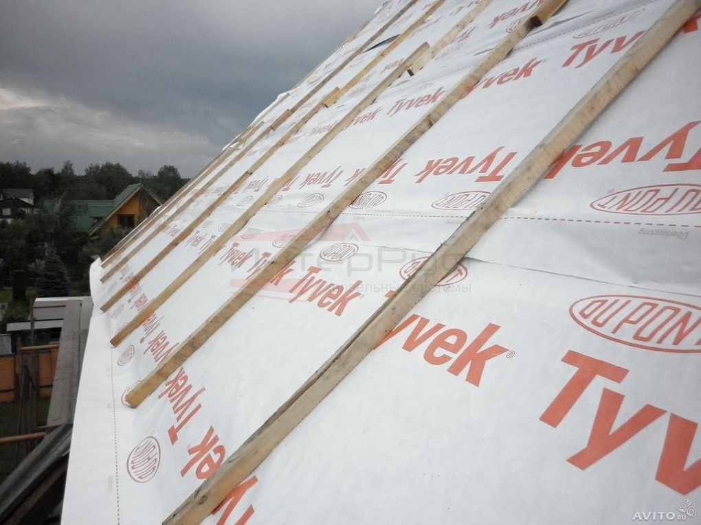 фото Диффузионная мембрана гидроизоляционная Tyvek Soft