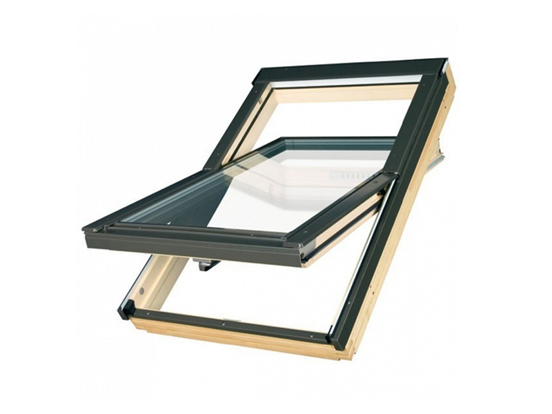 фото Окно Fakro FTP-V U5 Thermo LUX с двухкамерным стеклопакетом 55x78 - размер 55x78