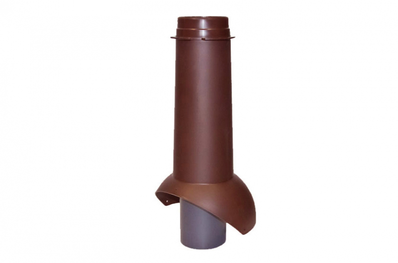фото Выход канализации Krovent Pipe-VT 110/IS/500 красно-коричневый