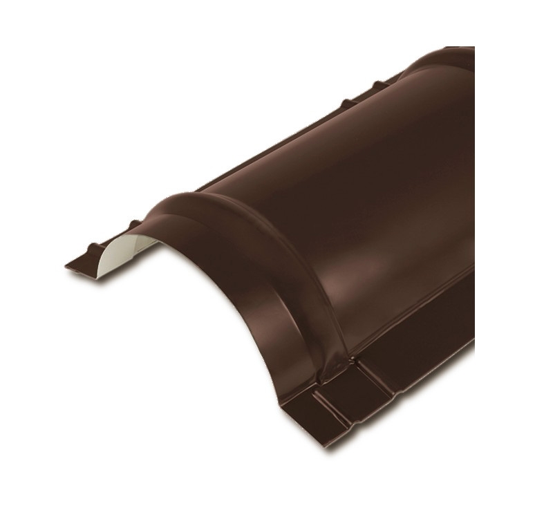 фото Планка конька круглого Grand Line R110x2000 ПЭ 0,45 мм