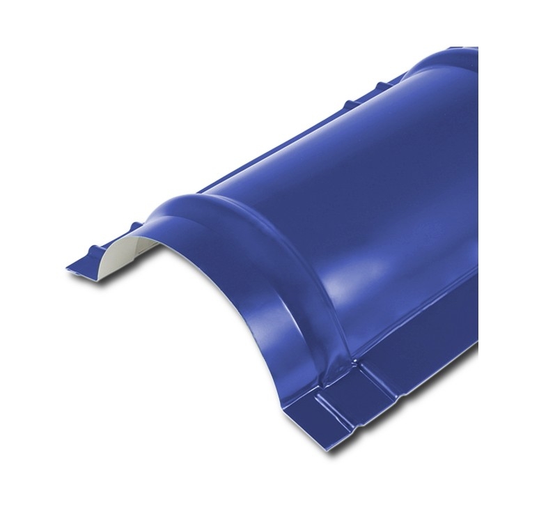 фото Планка конька круглого Grand Line R110x2000 ПЭ 0,4 мм