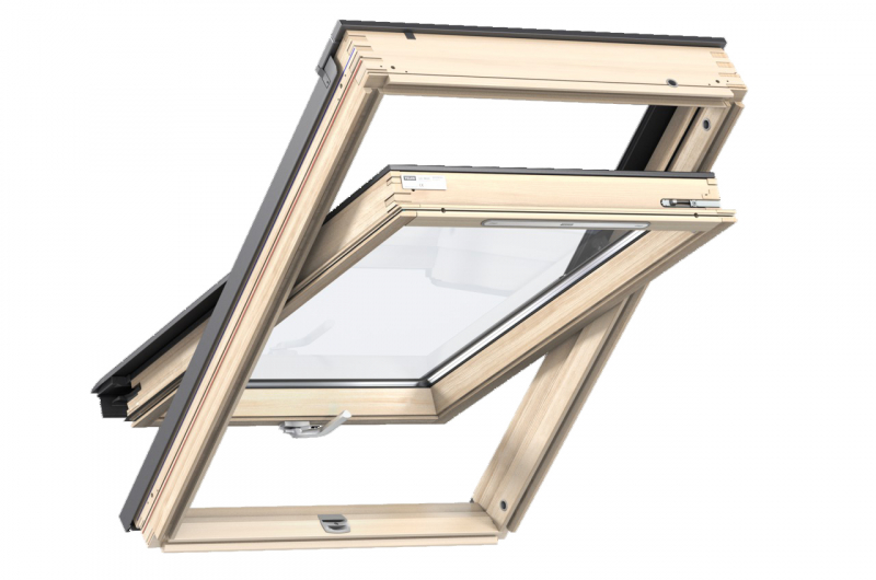 фото Velux мансардное окно нижняя ручка GZL 1051B - размер 66x118 см