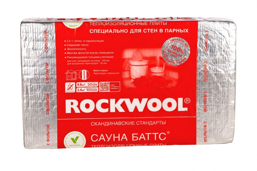 фото Теплоизоляция Rockwool Сауна Баттс