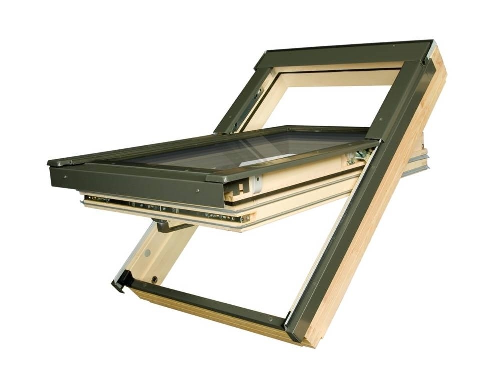 фото Окно Fakro FTT U8 Thermo LUX + EHV-AT Thermo и XDK 55x98 - размер 55x98