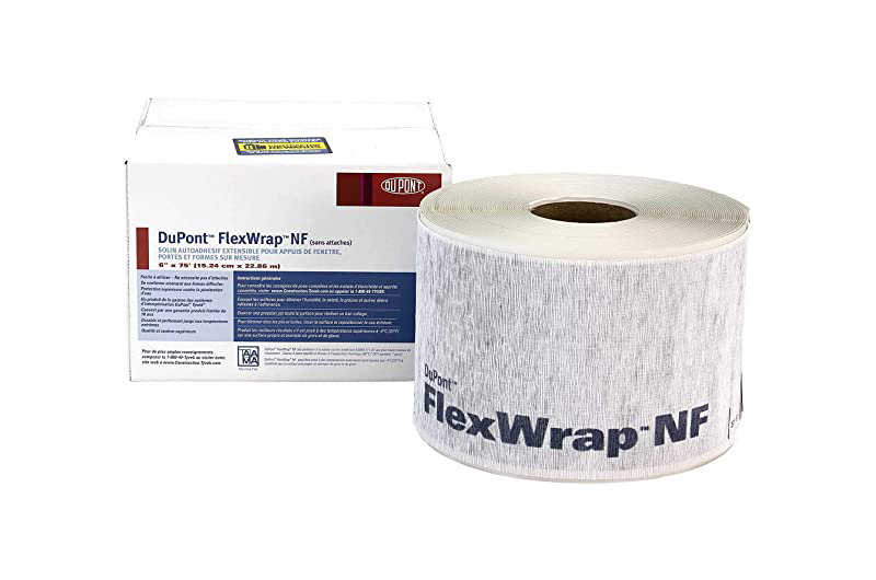 Tyvek Flexwrap NF Односторонняя гибкая растяжимая (гофрированная) лента фото
