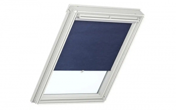 Velux штора на направляющих CONTRIO Темно-Синий фото
