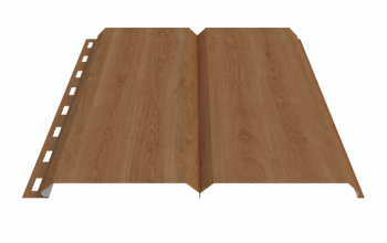 МеталлПрофиль Lбрус-XL-14х335 - Н, В ECOSTEEL текстура 0,45 фото