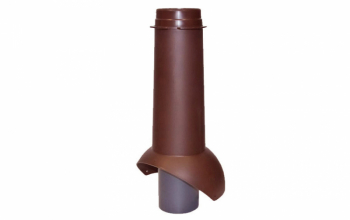 Выход канализации Krovent Pipe-VT 110/IS/500 красно-коричневый фото