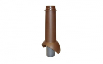 Выход канализации Krovent Pipe-VT 110/500 красно-коричневый фото