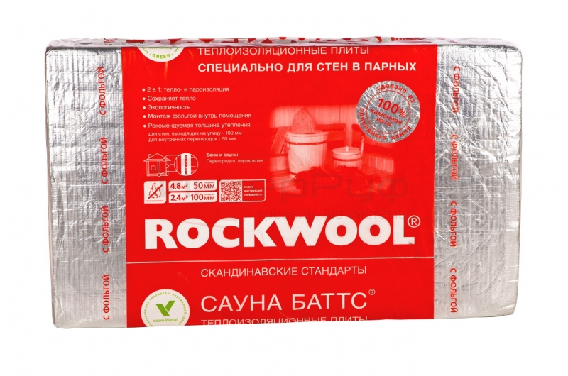 Теплоизоляция Rockwool Сауна Баттс фото