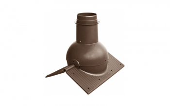 Коньковый элемент Pipe-Cone красно-коричневый фото