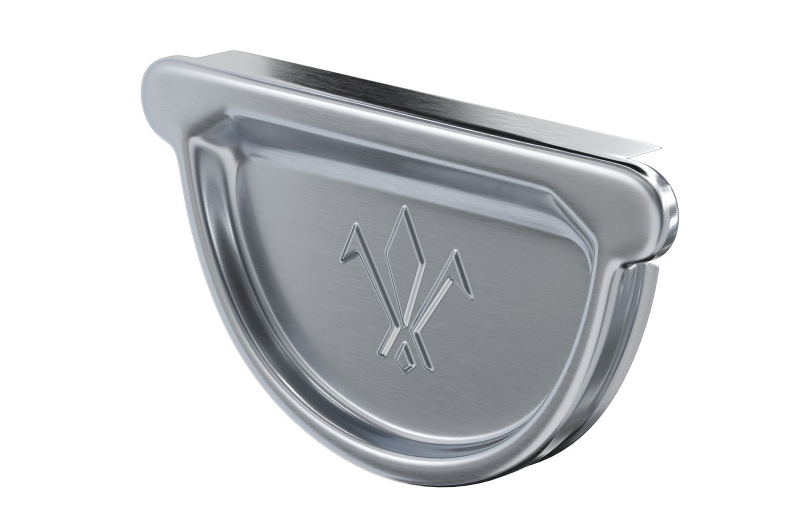 Aquasystem заглушка универсальная 150/100 мм оцинкованная сталь фото