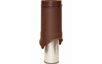 Krovent Pipe VT IS выход  канализации 125/ИЗ/500 красно-коричневый фото