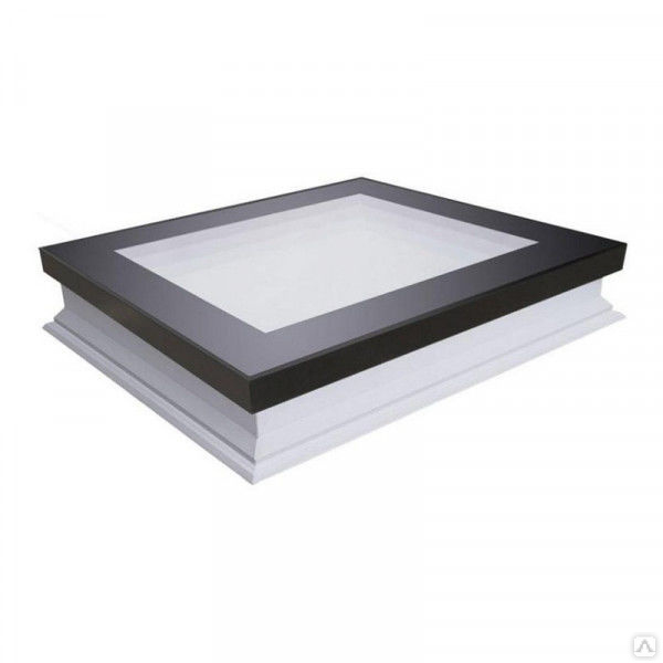 фото Fakro DMF-D U6 без купола, ручное управление, двухкамерный стеклопакет 60x90