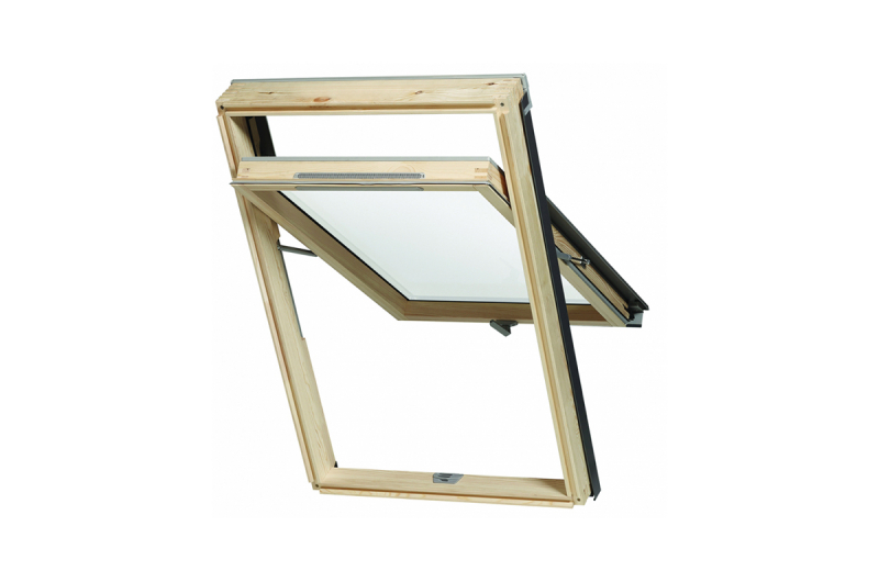 фото Rooflite+ мансардное окно двухкамерное MOE B1000 78*140